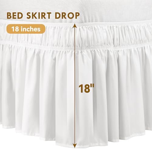 TOPWAVE White bed skirt