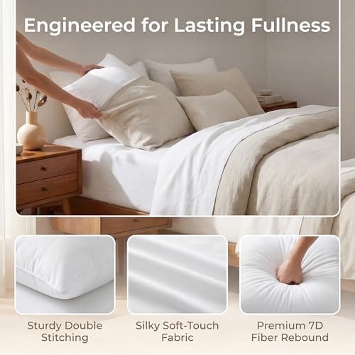 TOPWAVE 24 x 24 decorative throw pillow insert