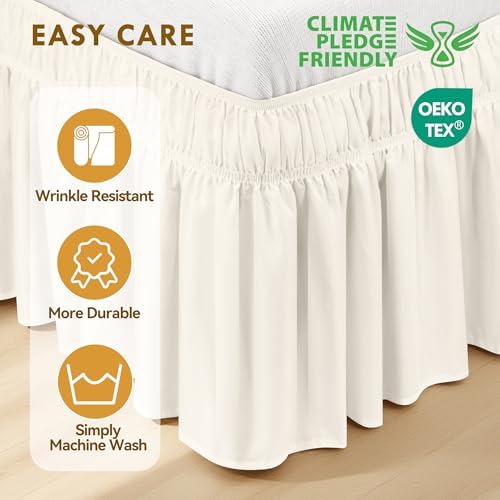 TOPWAVE Beige bed skirt