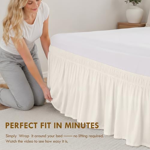 TOPWAVE Beige bed skirt
