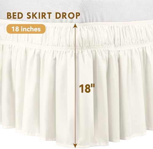 TOPWAVE Beige bed skirt