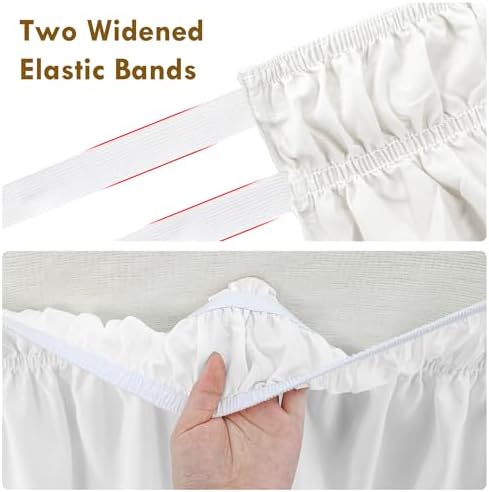 TOPWAVE White bed skirt