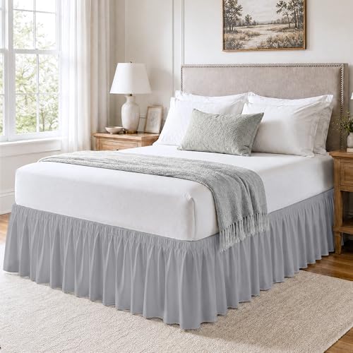 TOPWAVE Light Grey bed skirt