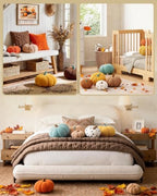 TOPWAVE orange pumpkin pillow detail