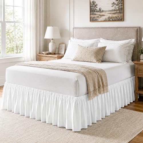 TOPWAVE White bed skirt