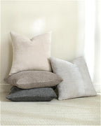 Neutral Mix chenille pillow covers styling