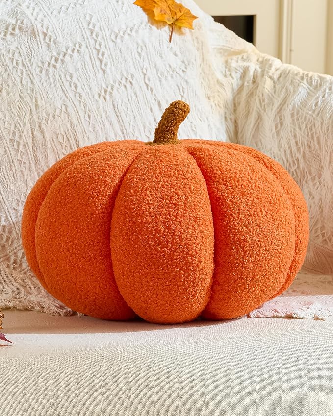 TOPWAVE pumpkin throw pillow orange